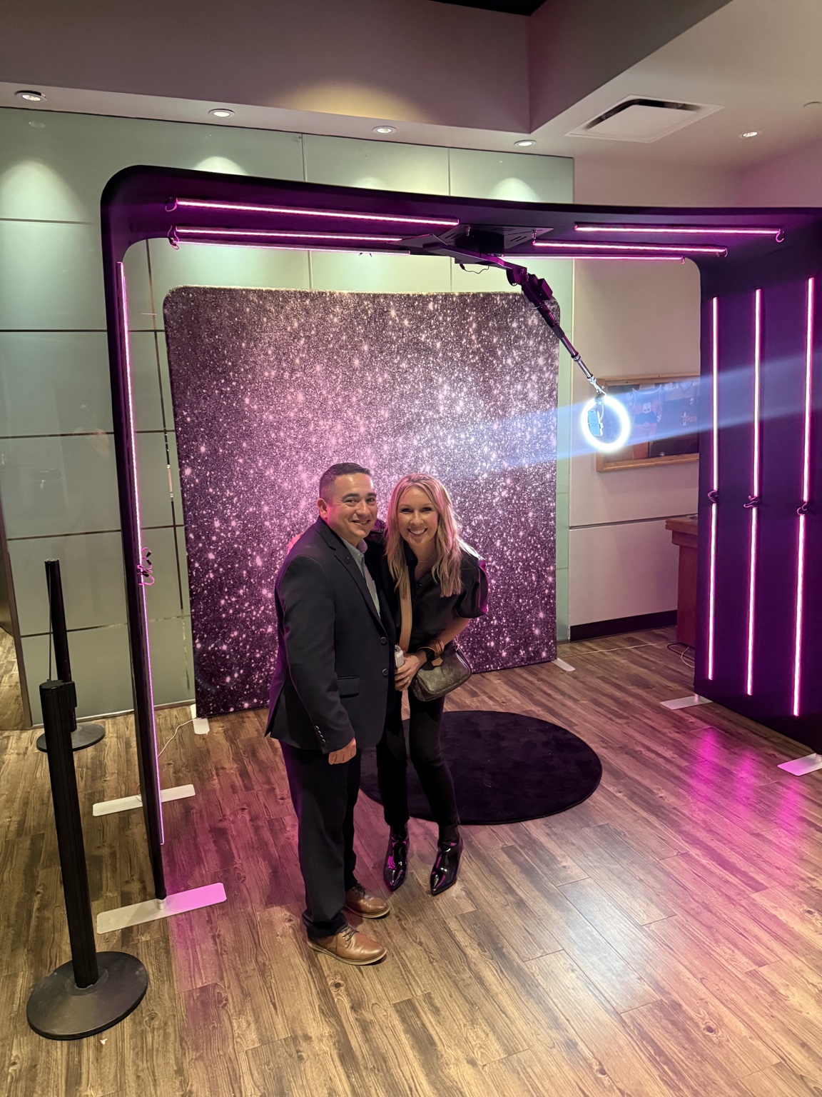 360 booth at an event