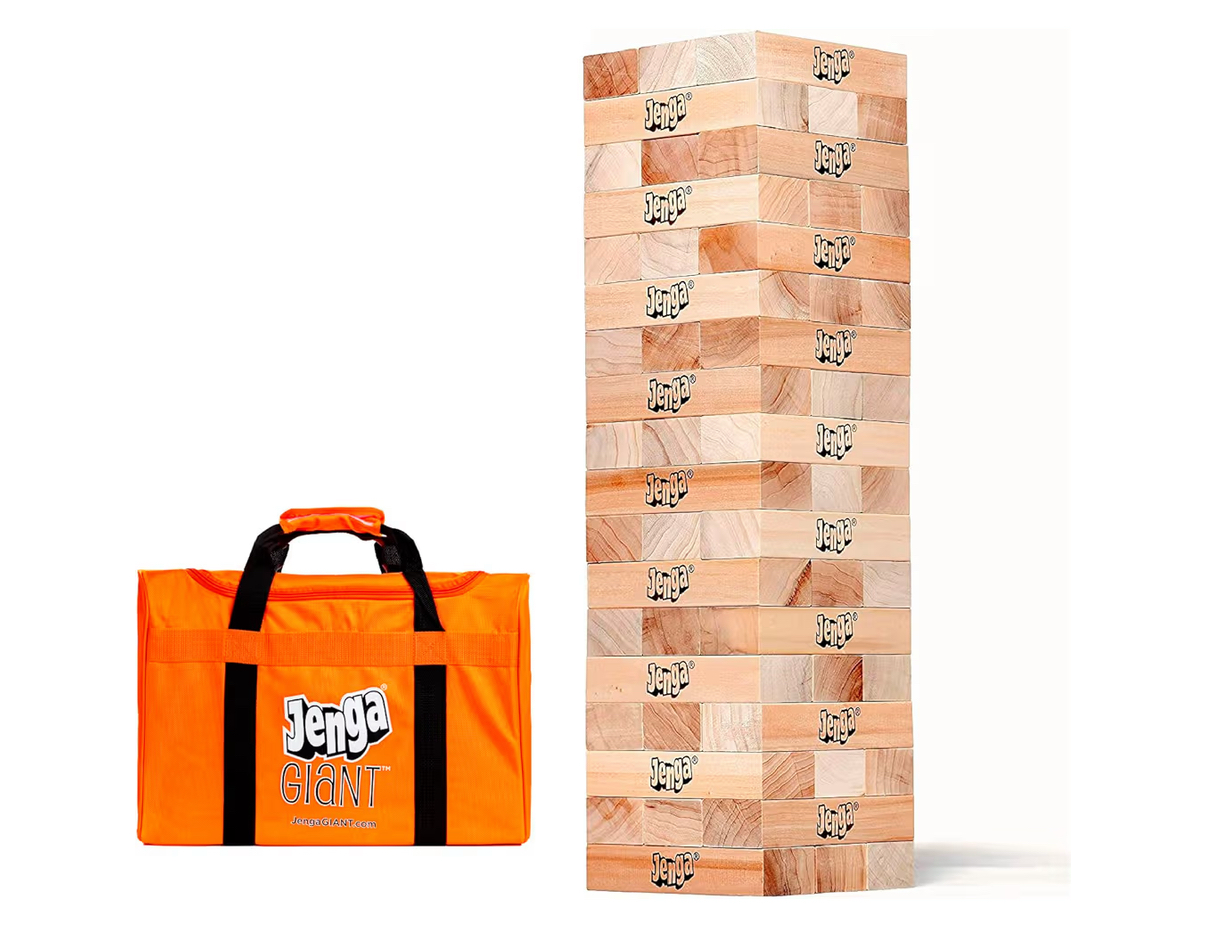 Giant Jenga yard game
