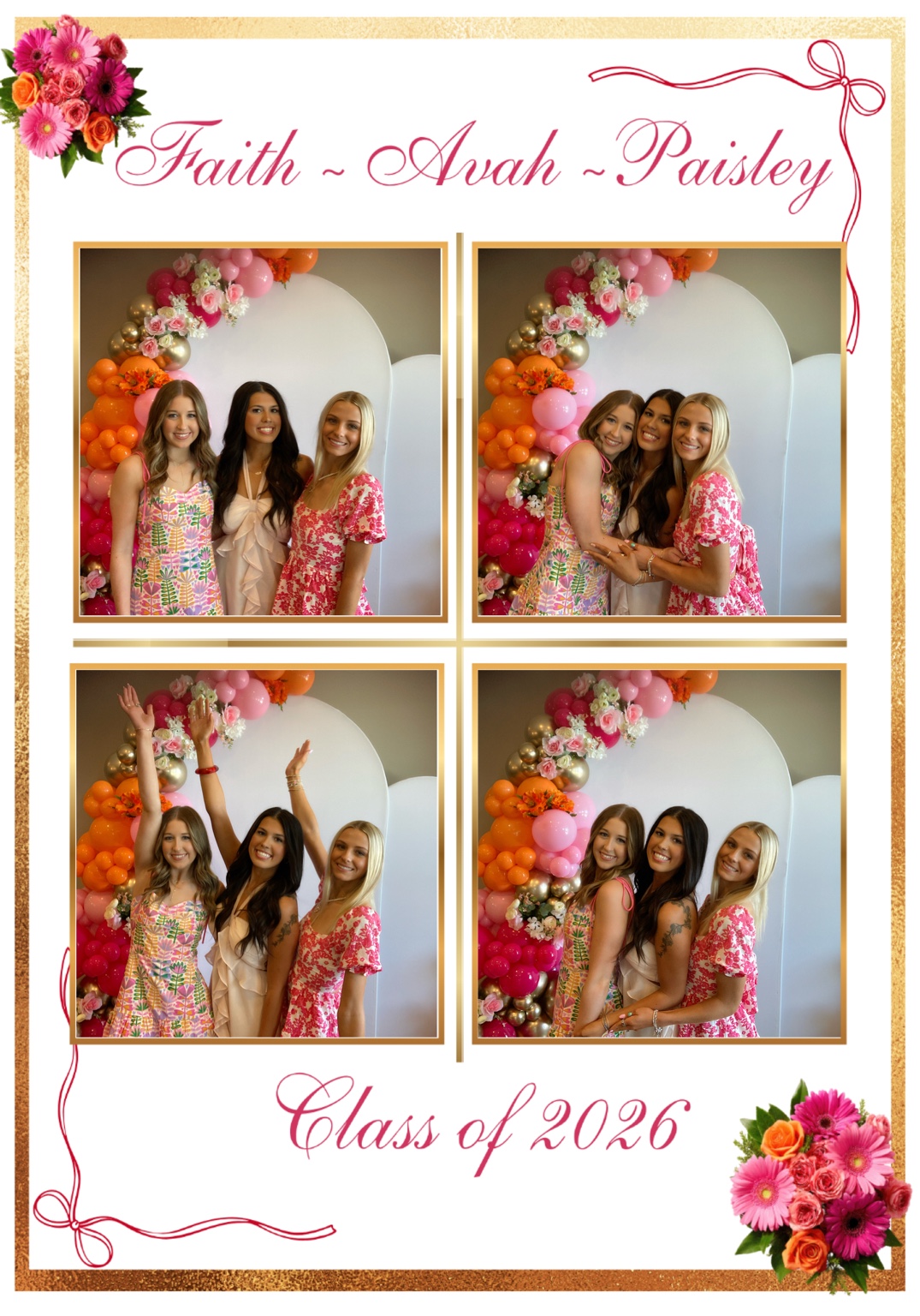 Custom photo booth overlay example